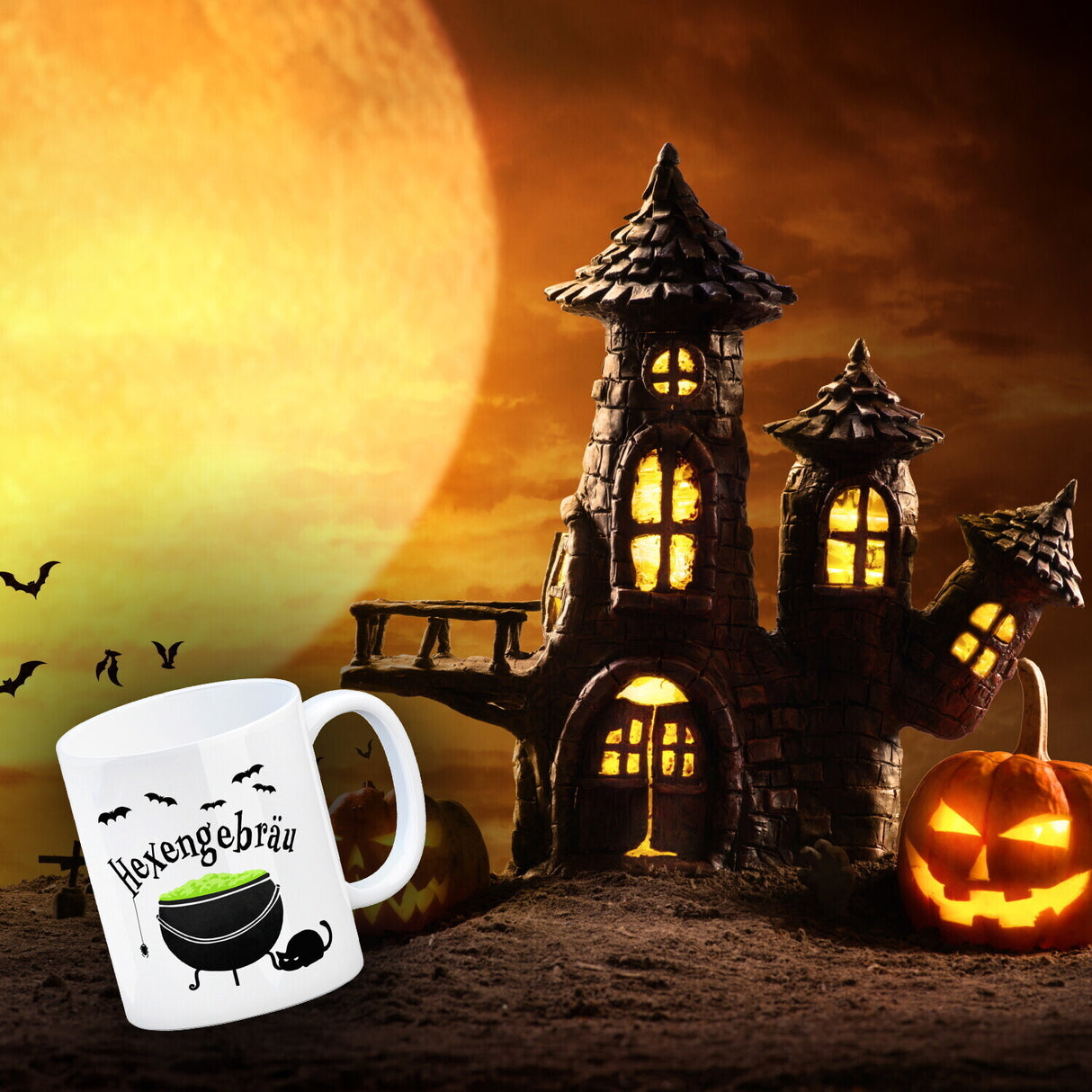 Hexengebräu Kaffeebecher für Halloween