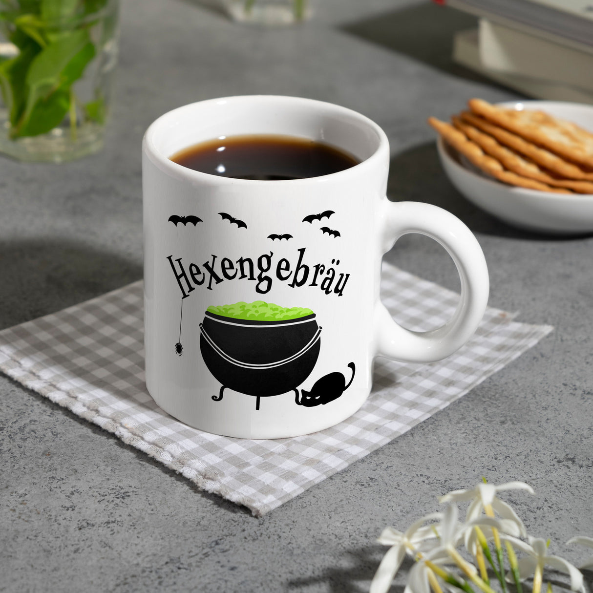 Hexengebräu Kaffeebecher für Halloween