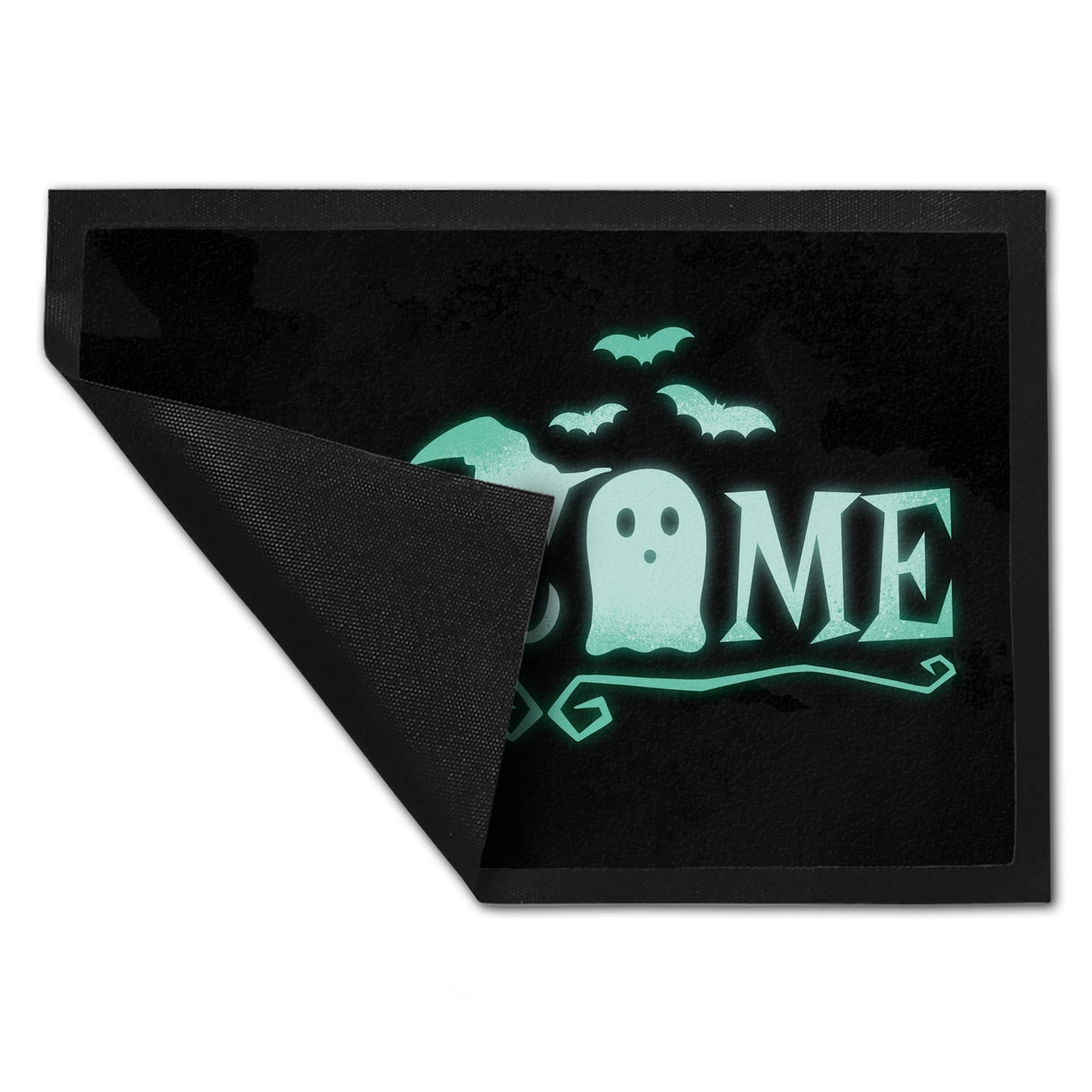 Welcome Fußmatte für Halloween mit Geist