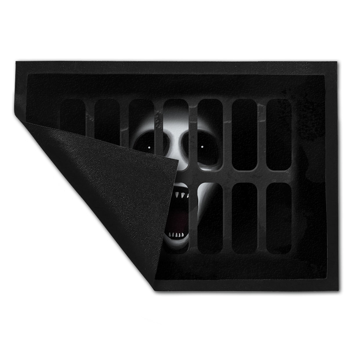 Schachtdeckel Horror Halloween Fußmatte mit Geistermotiv