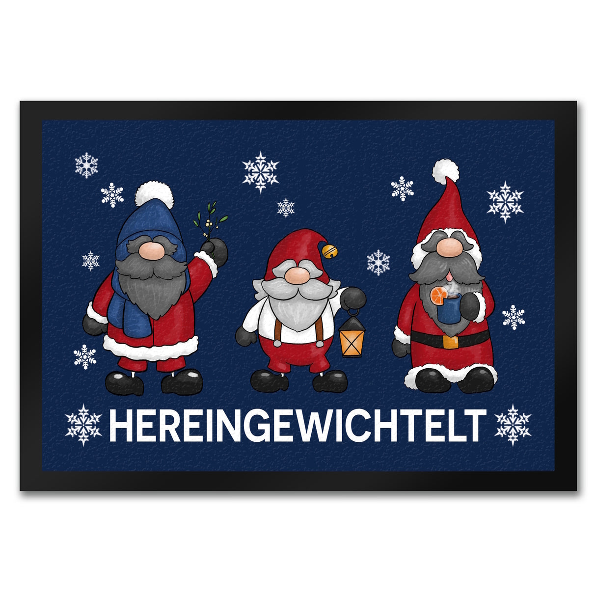 Hereingewichtelt Weihnachtswichtel Fußmatte