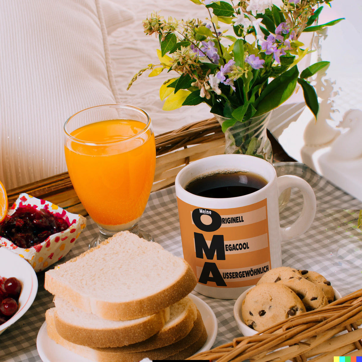 Meine Oma - Originell Megacool Außergewöhnlich Kaffeebecher in orange
