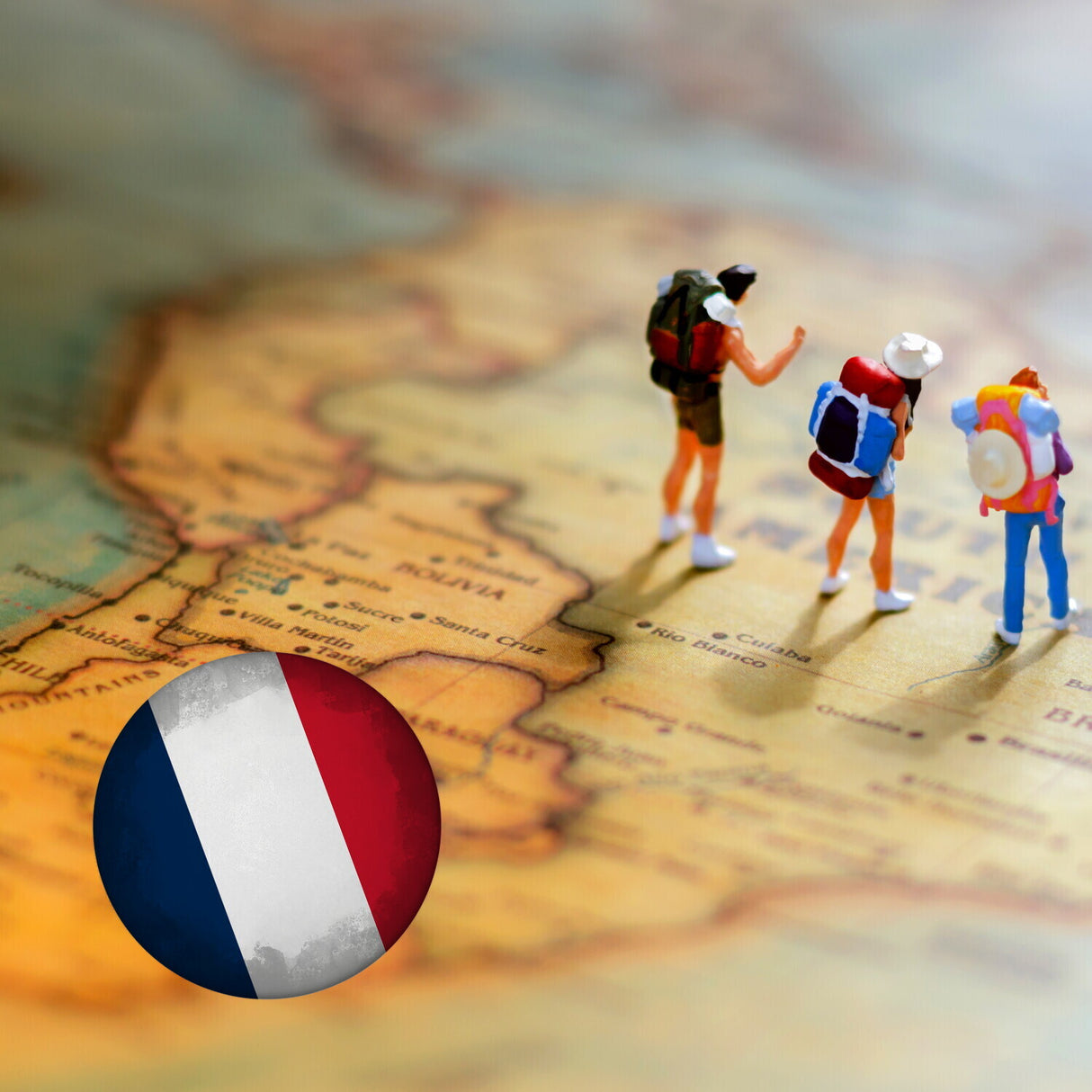 Frankreich Flagge Kühlschrankmagnet