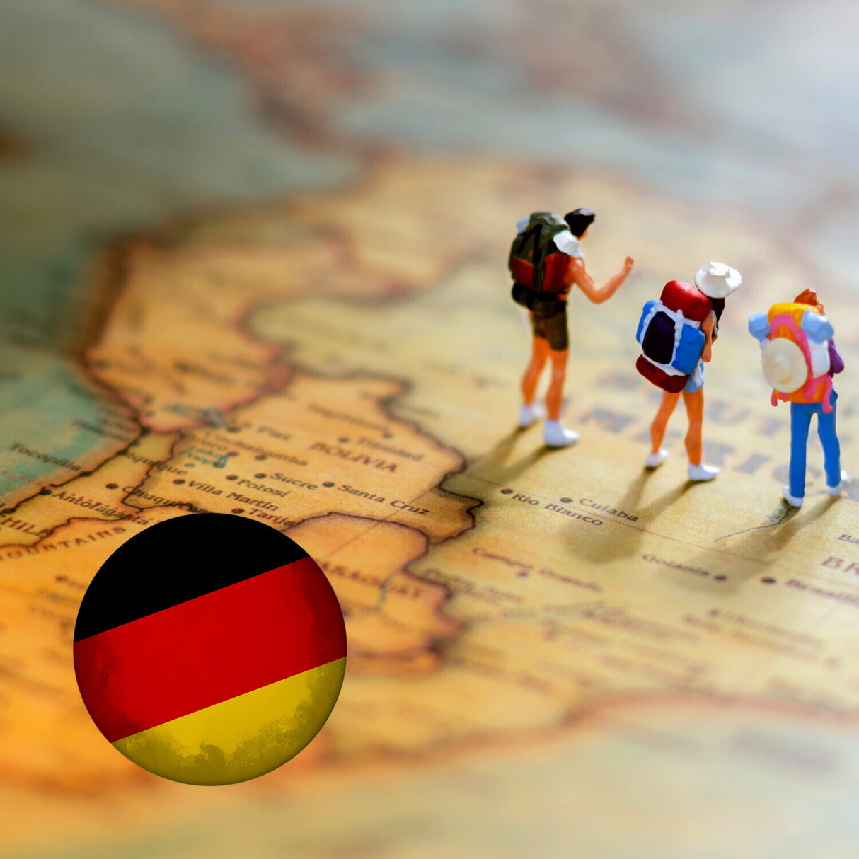Deutschland Flagge Kühlschrankmagnet