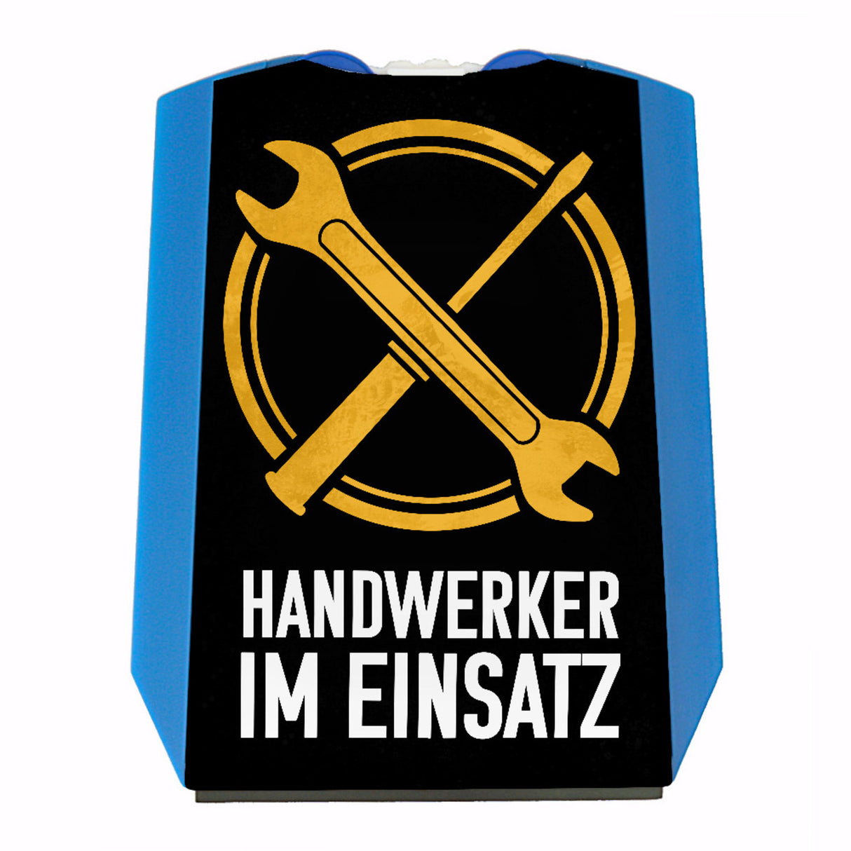 Handwerkereinsatz Parkscheibe mit 2 Einkaufswagenchips