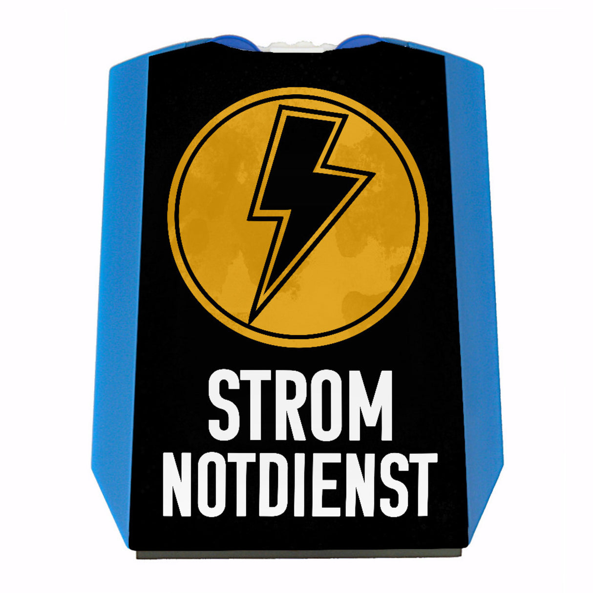 Strom-Notdienst Parkscheibe mit 2 Einkaufswagenchips