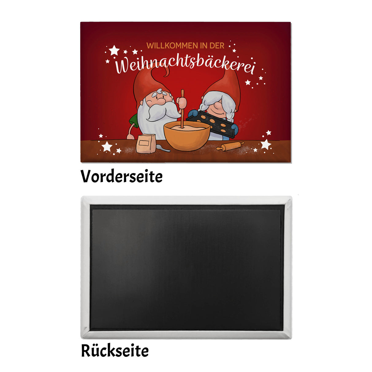 Willkommen in der Weihnachtsbäckerei Souvenir Magnet