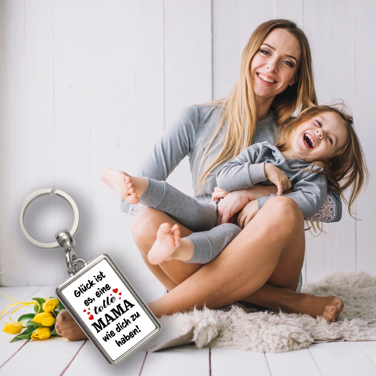 Tolle Mama Glück Schlüsselanhänger