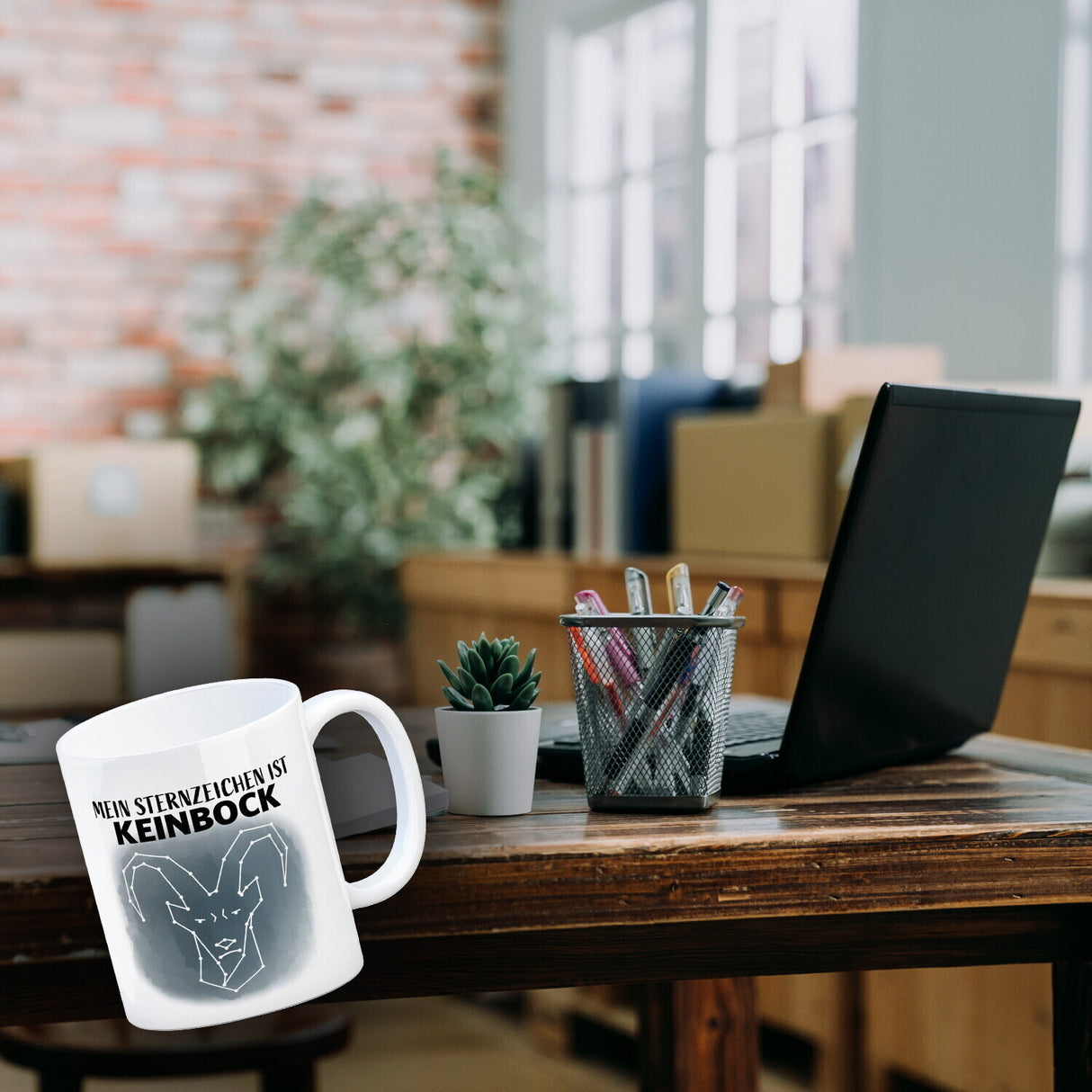 Mein Sternzeichen ist Keinbock Sternbild Kaffeebecher