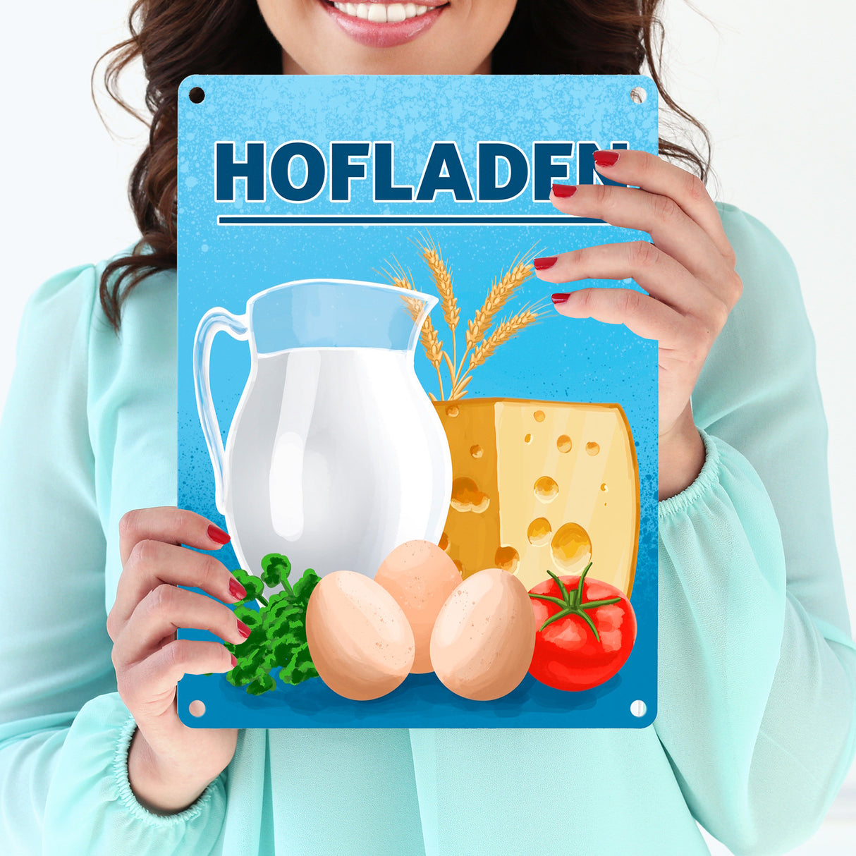 Hofladen Metallschild für den Bauernladen