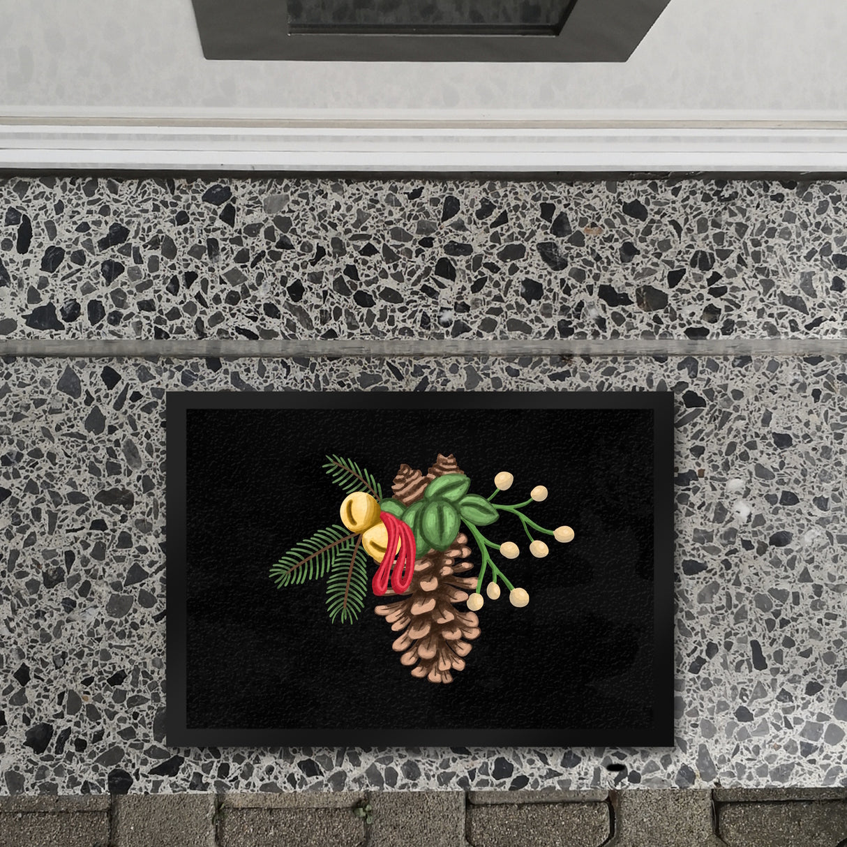 Tannenzapfen Weihnachtsdekoration Fußmatte