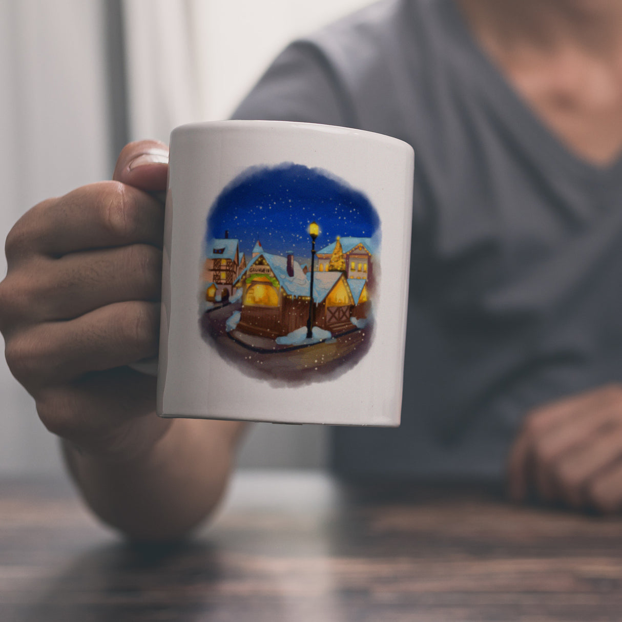 Glühweinstand Weihnachtsmarkt Variante 1 Kaffeebecher