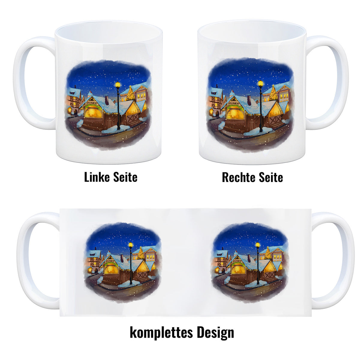 Glühweinstand Weihnachtsmarkt Variante 1 Kaffeebecher
