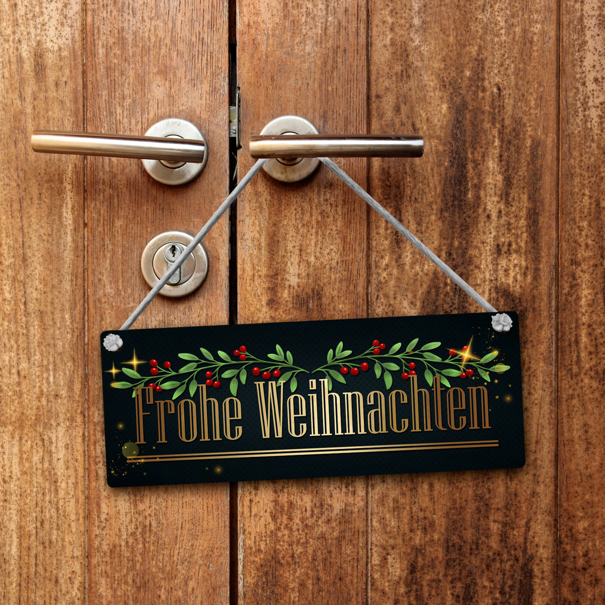 Frohe Weihnachten - Frohes neues Jahr Wendeschild