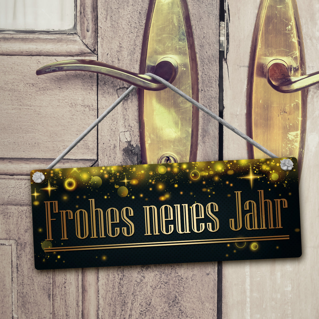 Frohe Weihnachten - Frohes neues Jahr Wendeschild