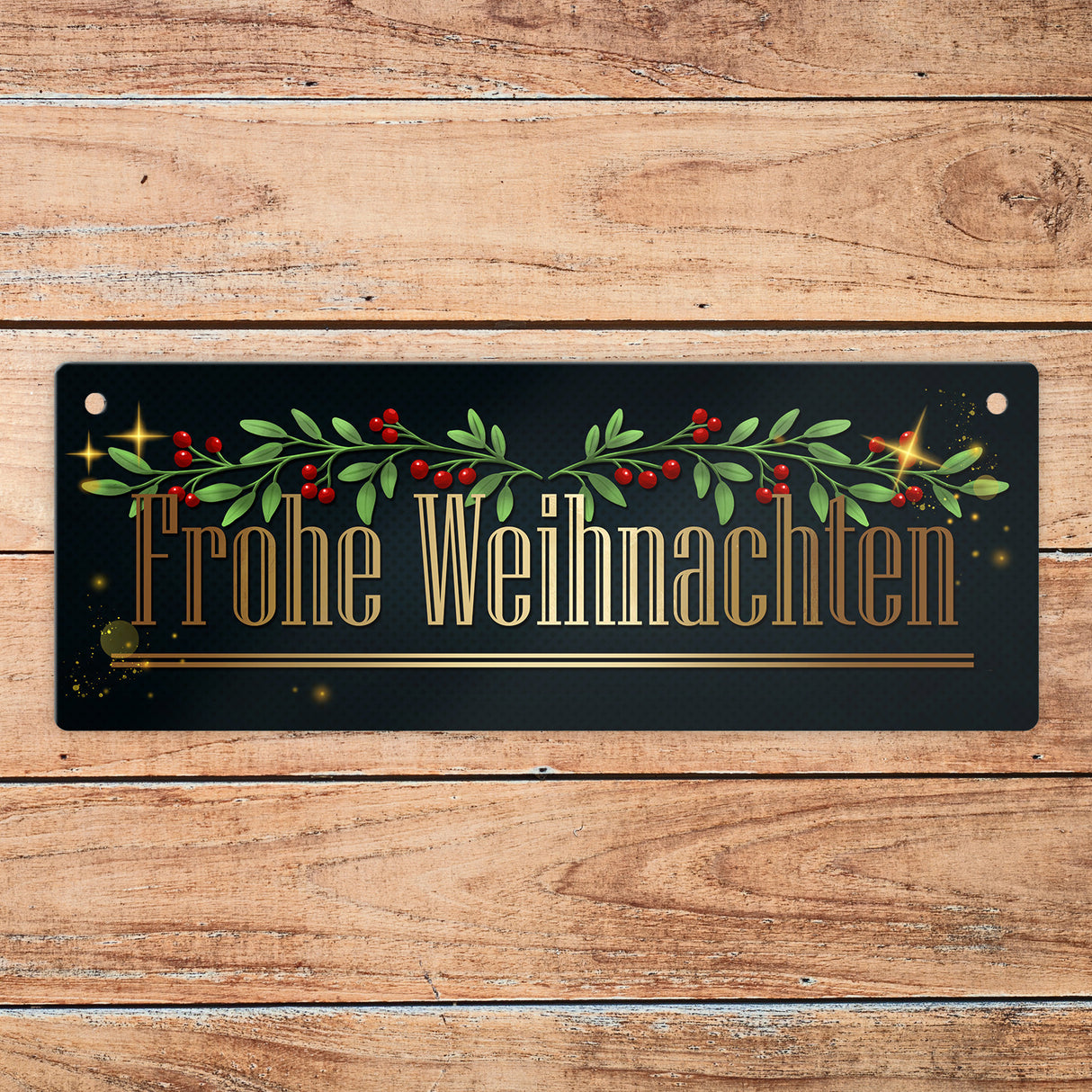 Frohe Weihnachten - Frohes neues Jahr Wendeschild