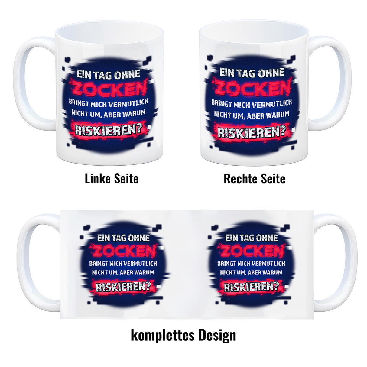 Ein Tag ohne zocken… Kaffeebecher