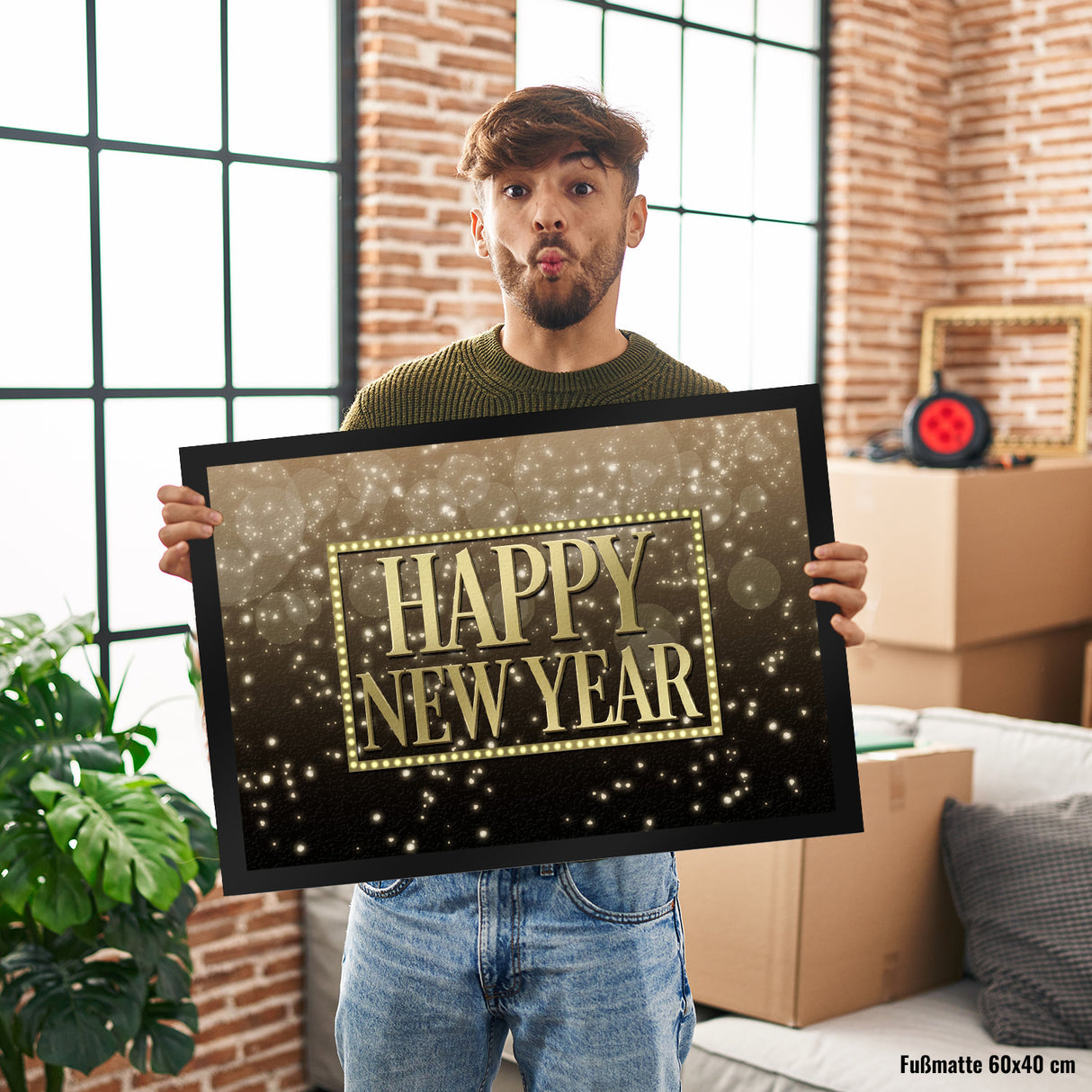 Happy New Year Fußmatte