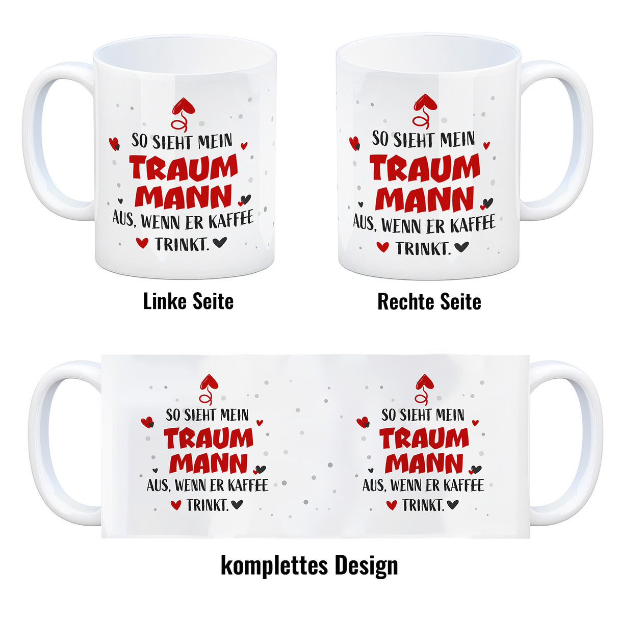 So sieht mein Traummann aus wenn er Kaffee trinkt Kaffeebecher