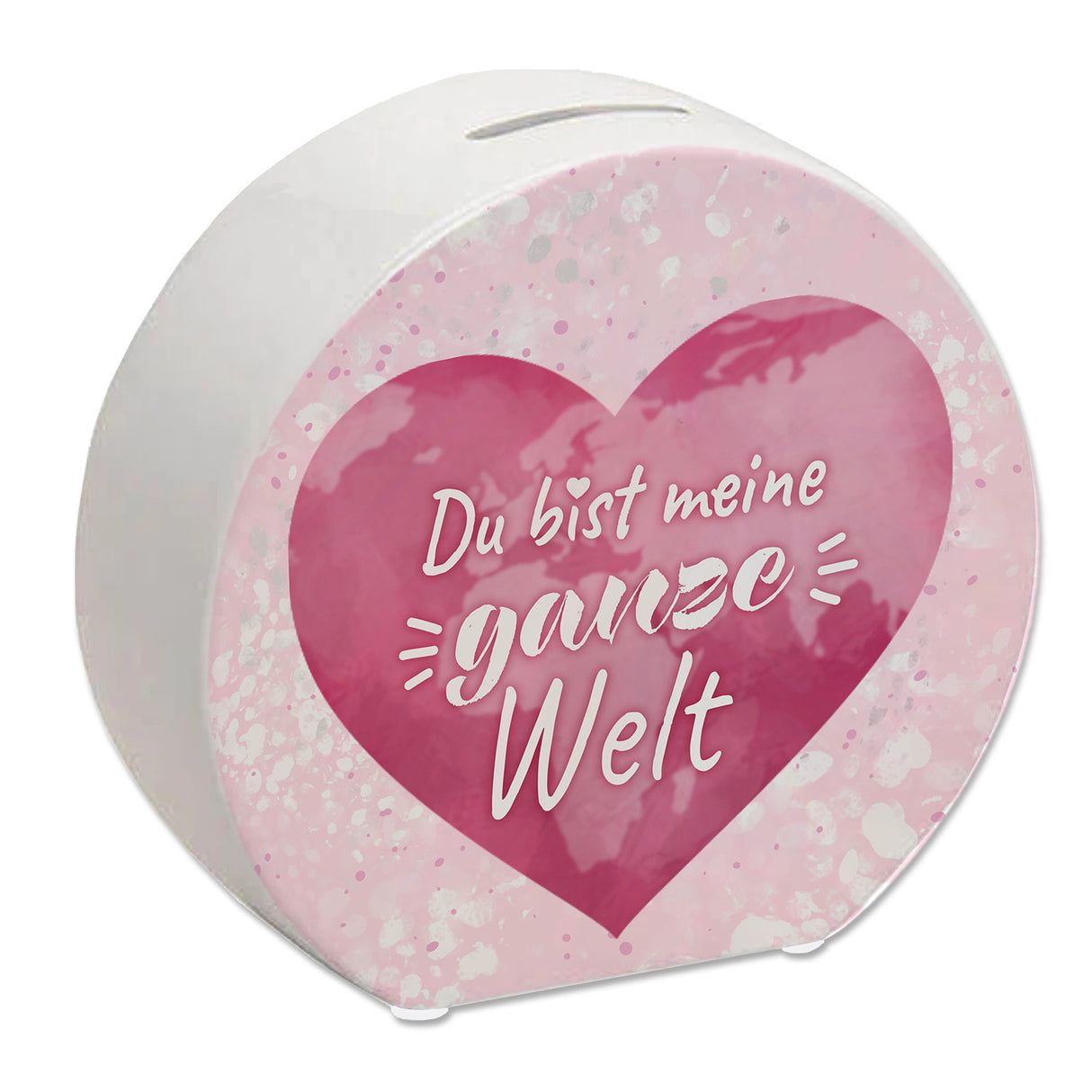 Du bist meine ganze Welt Herz Spardose