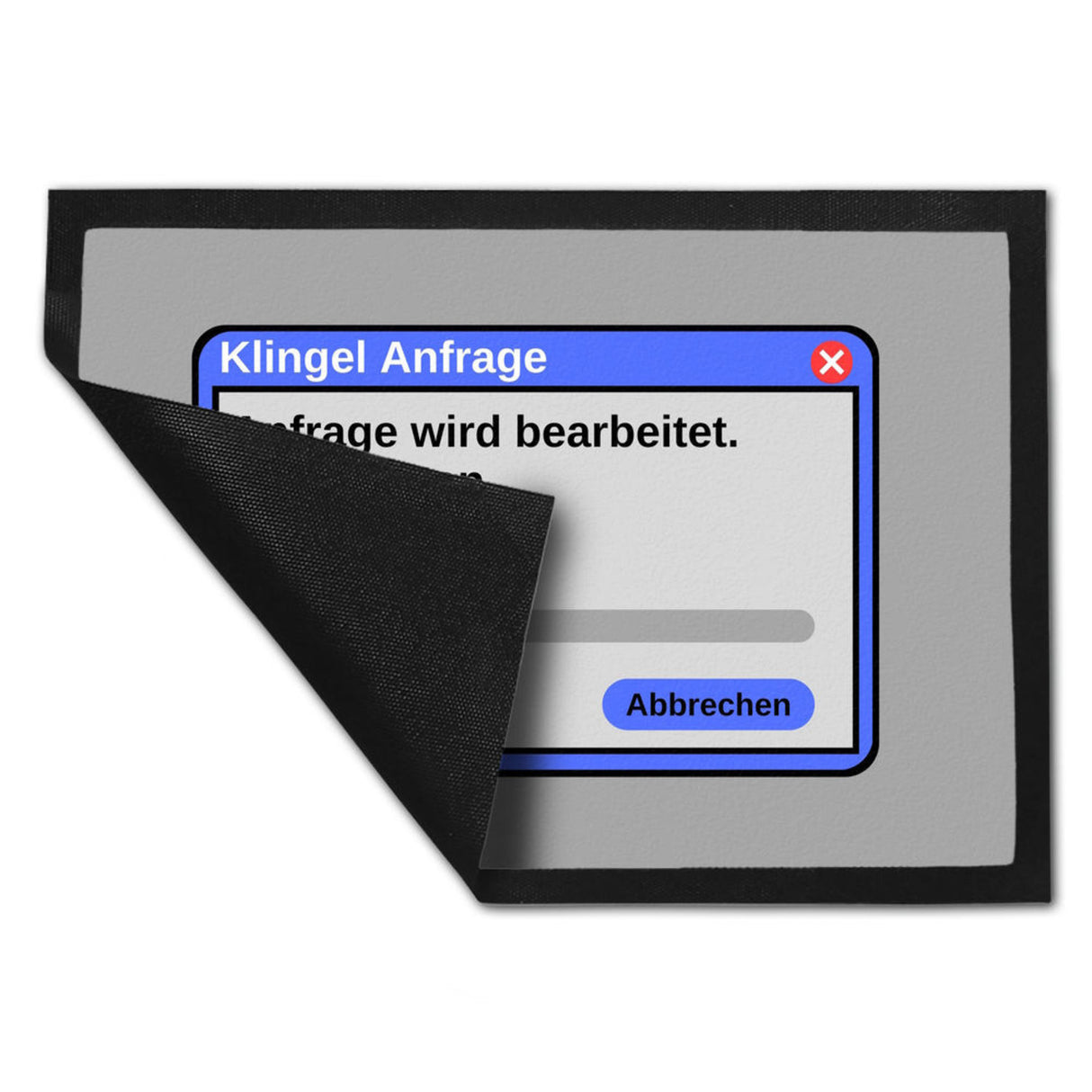 Klingel Anfrage wird bearbeitet Computer Nerd Fußmatte in 35x50 cm