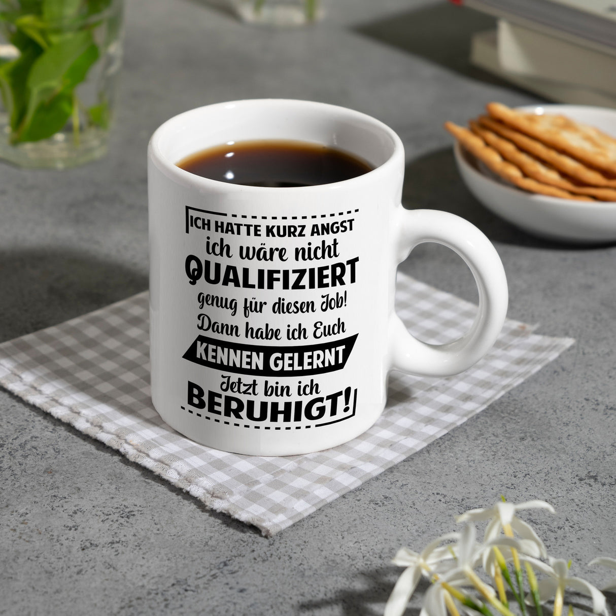 Unqualifizierte Kollegen Kaffeebecher
