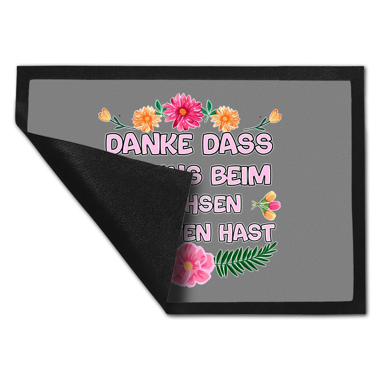 Danke dass du uns beim Wachsen geholfen hast Fußmatte in 35x50 cm