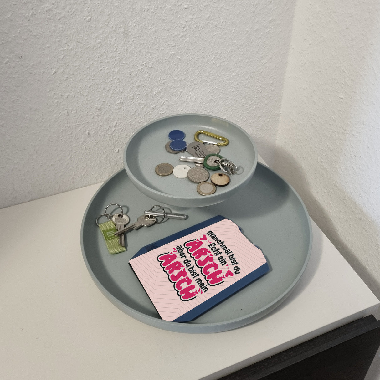 Manchmal bist du echt ein Arsch Parkscheibe zum Valentinstag