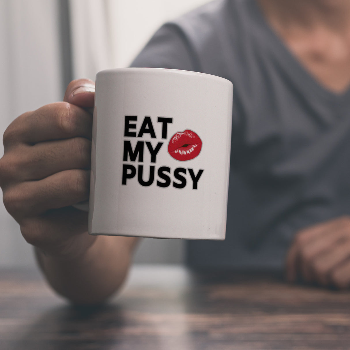 Eat My Pussy Kussmund Kaffeebecher
