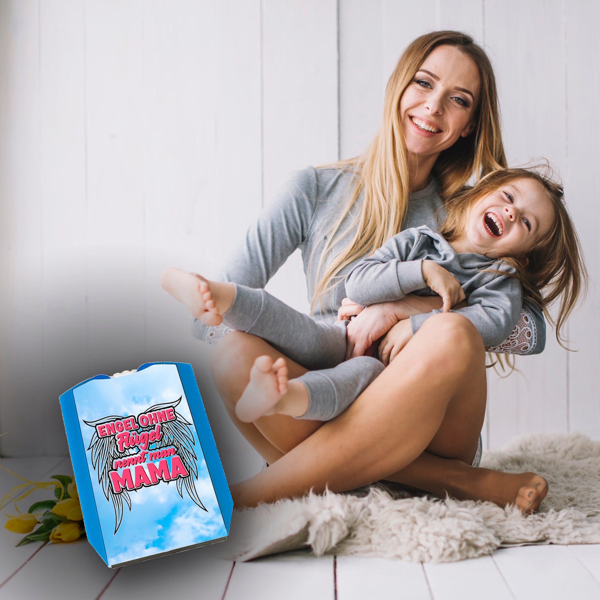 Engel ohne Flügel nennt man Mama Parkscheibe mit Spruch