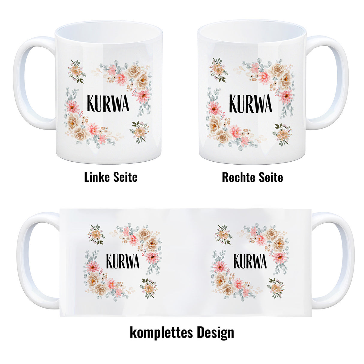 Kurwa Kaffeebecher