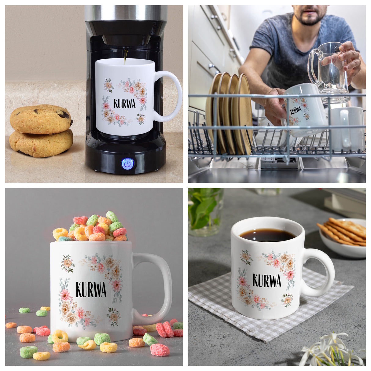 Kurwa Kaffeebecher