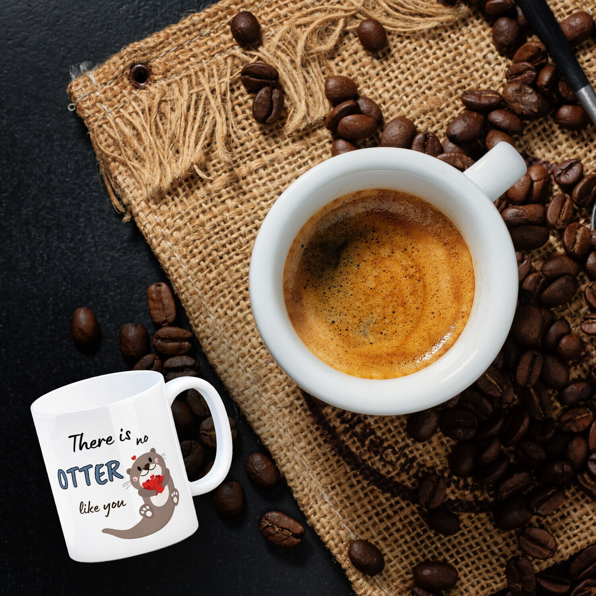 Otter Kaffeebecher mit Spruch: There is no Otter like you