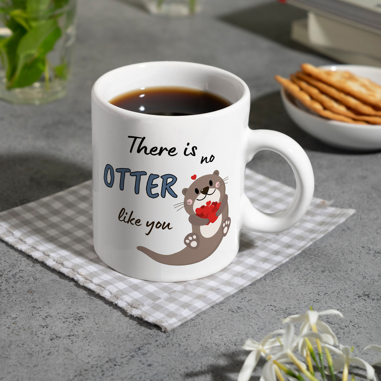 Otter Kaffeebecher mit Spruch: There is no Otter like you