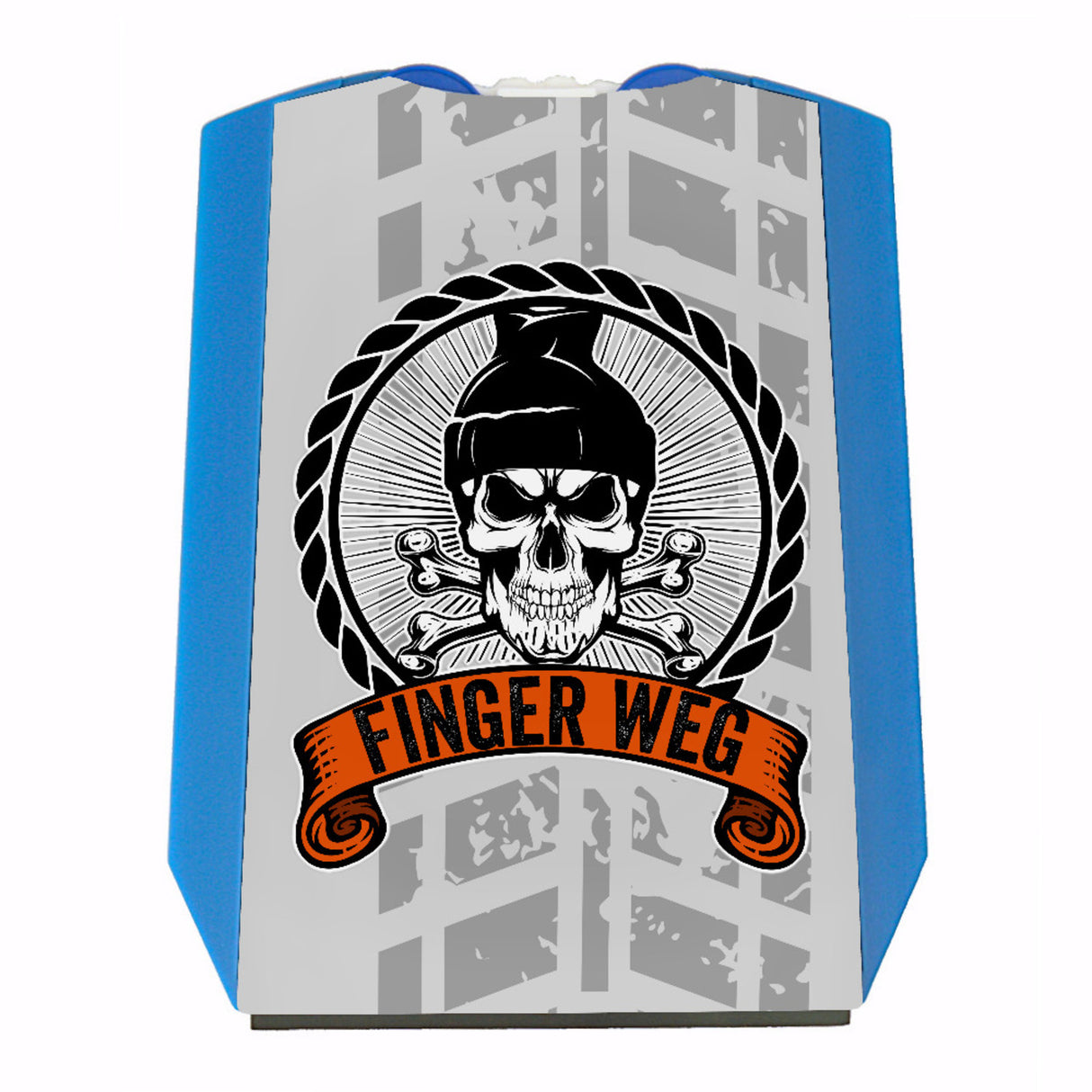 Totenkopf Parkscheibe Finger weg