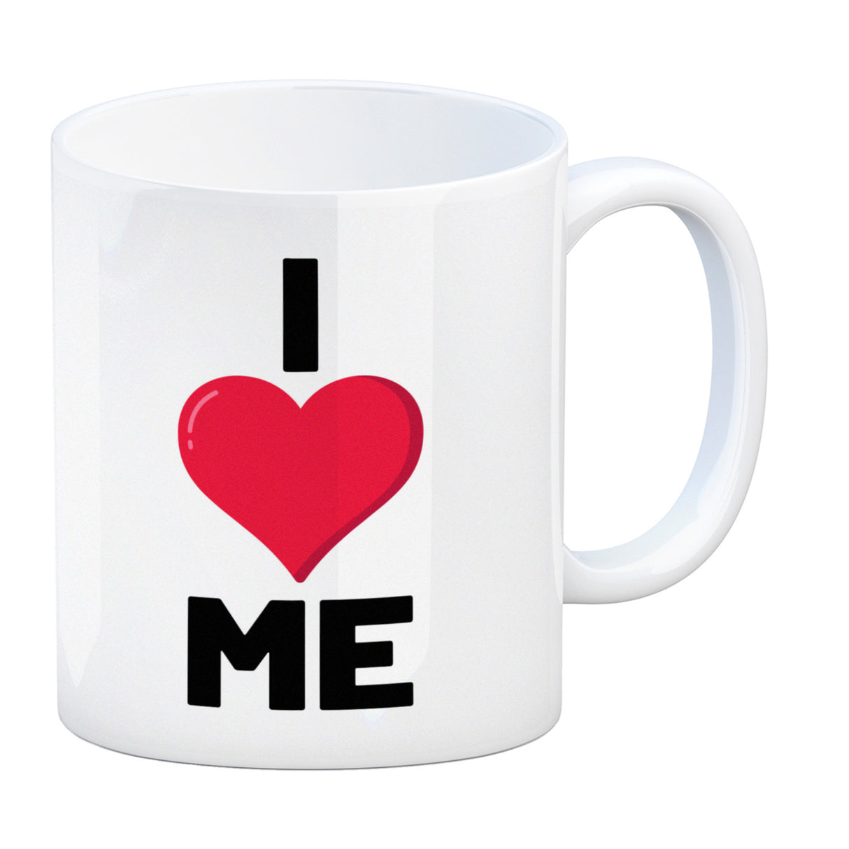 I love me Herz Kaffeebecher für Selbstverliebte