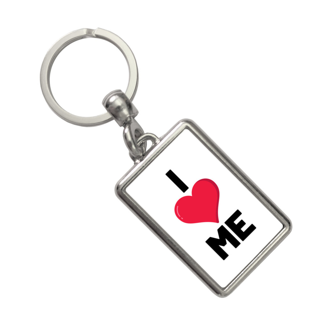 I love me Herz Schlüsselanhänger für Selbstverliebte