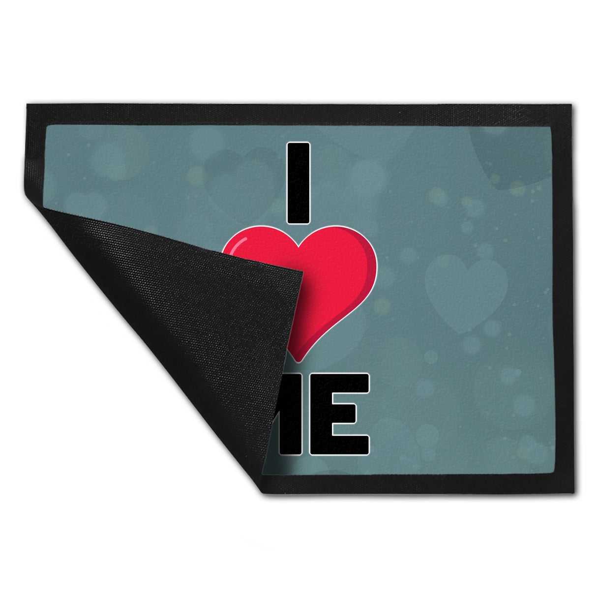 I love me Herz Fußmatte in 35x50 cm für Selbstverliebte
