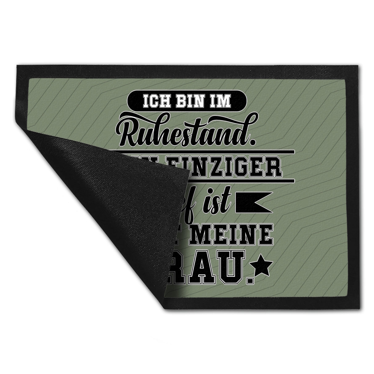 Rente Fußmatte in 35x50 cm ein dekorativer Fußabtreter für deine Wohnungstür