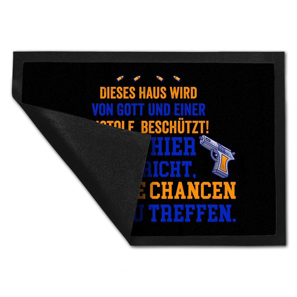 Hausbeschützer Fußmatte in 35x50 cm mit Spruch