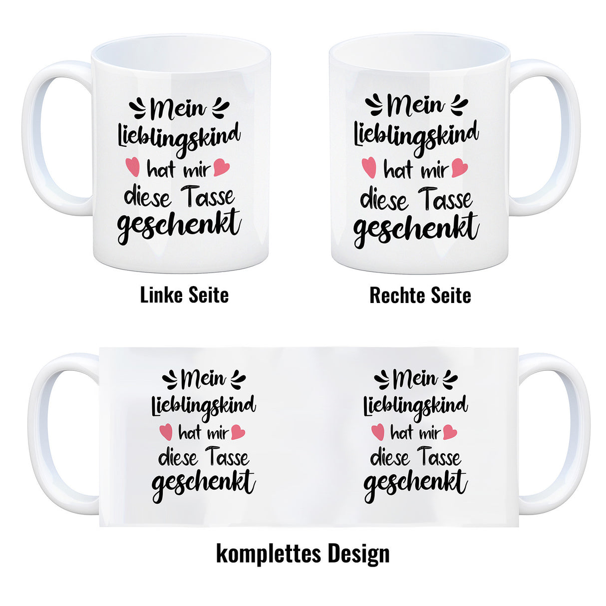 Lieblingskind Kaffeebecher zum Mutter und Vatertag