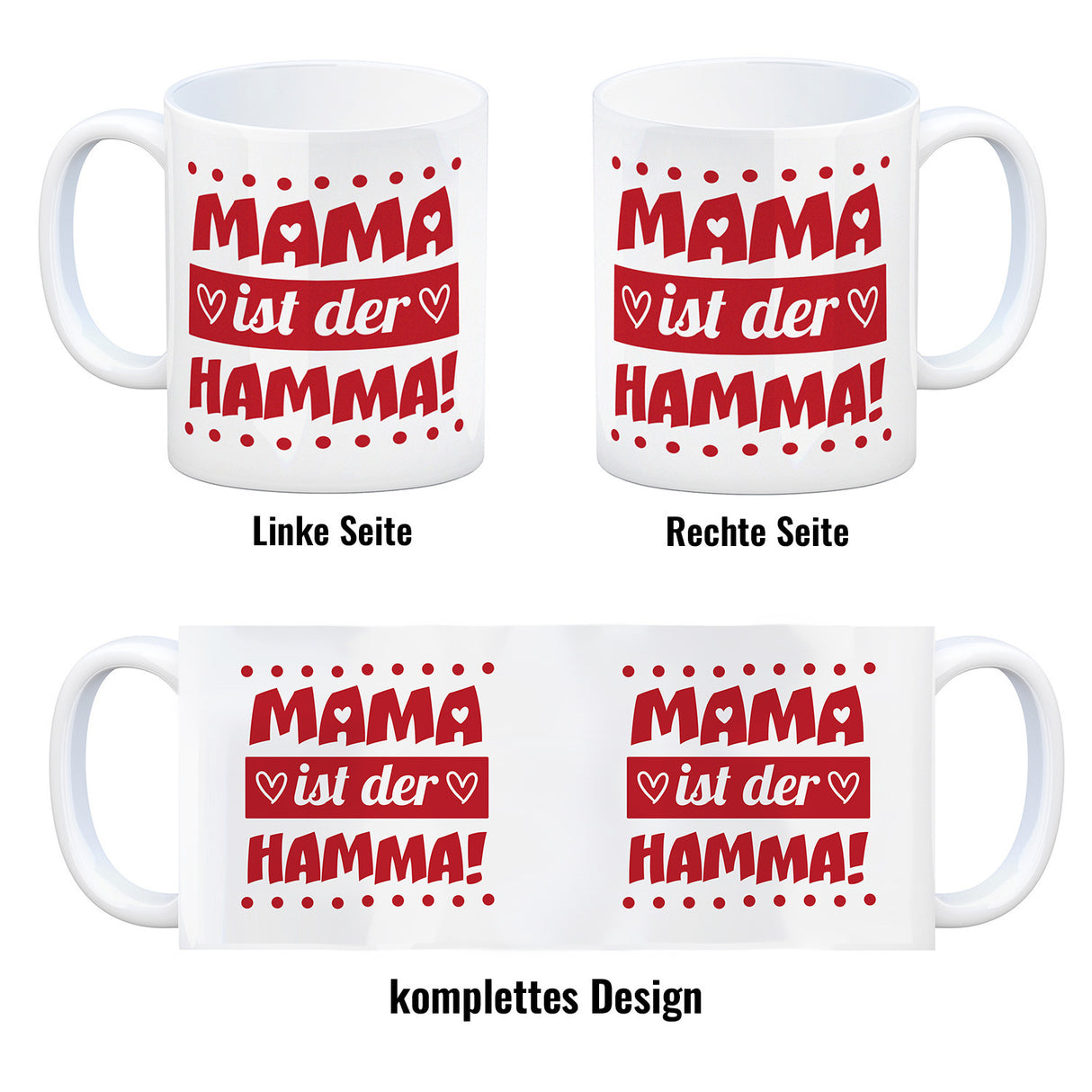 Mama ist der Hamma Kaffeebecher zum Muttertag