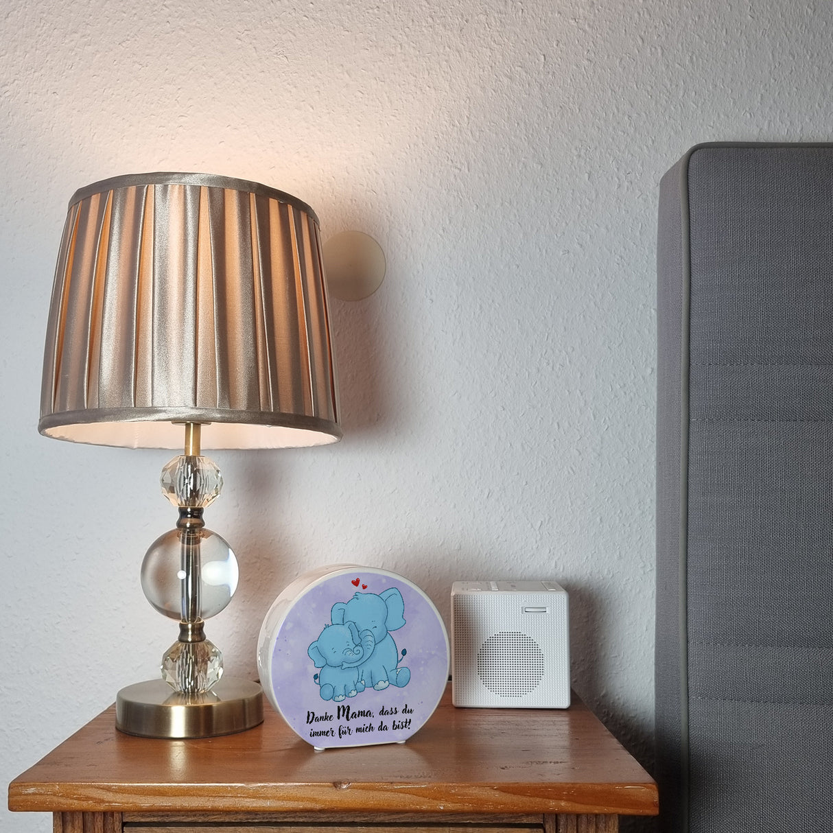 Danke Mama, dass du für mich da bist Spardose mit Elefant