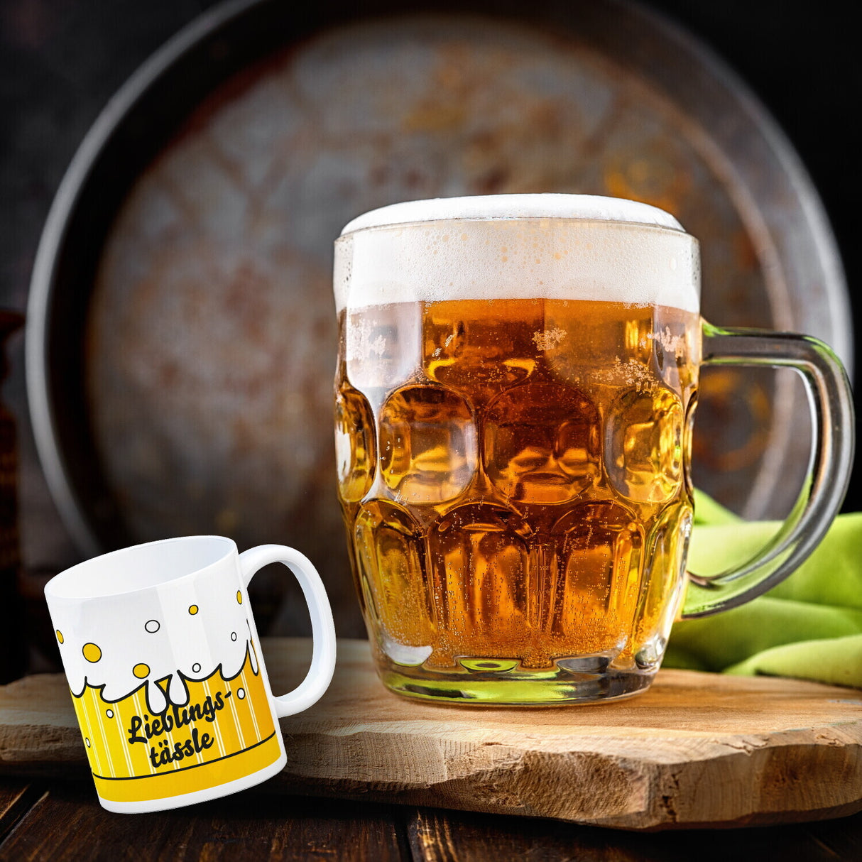 Lieblingstässle Bier Kaffeebecher schwäbisch