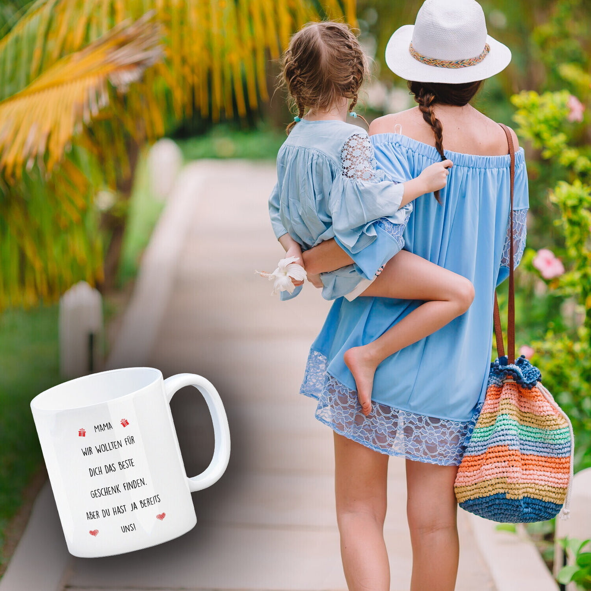Muttertag Kaffeebecher mit lustigem Spruch