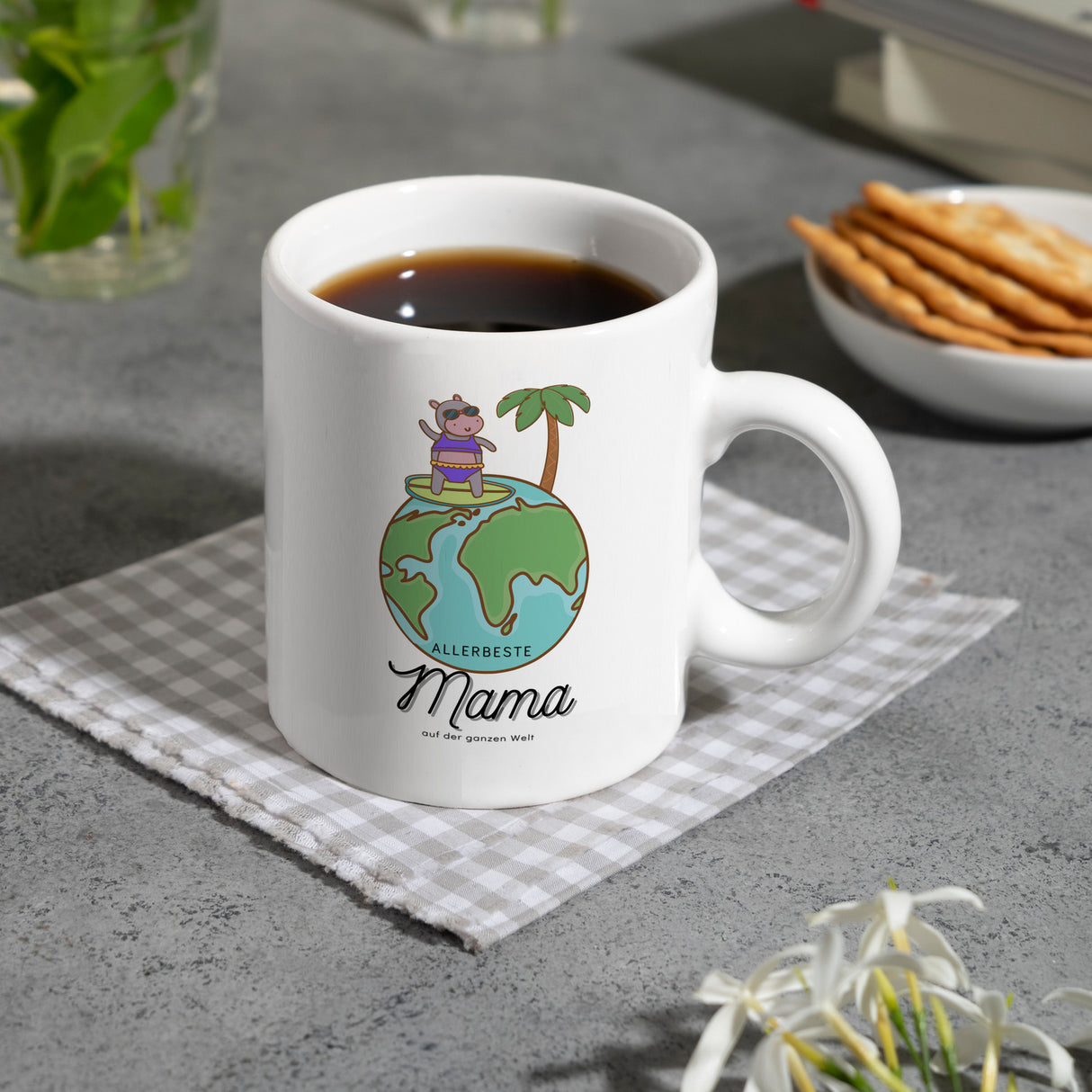 Allerbeste Mama Kaffeebecher zum Muttertag