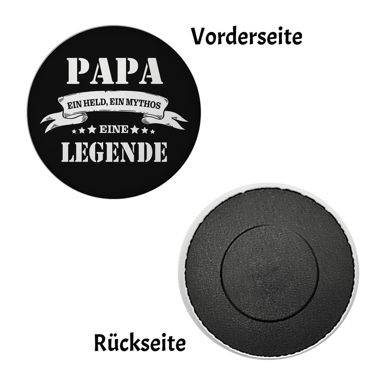 Papa ein Held ein Mythos eine Legende Magnet