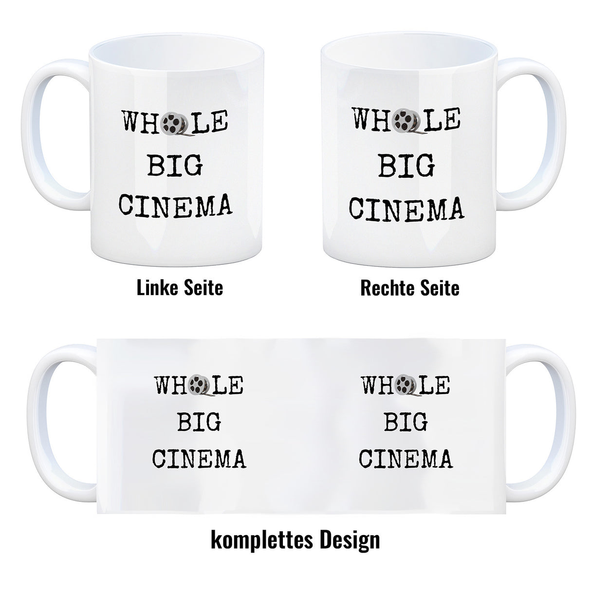 Denglisch Kaffeebecher - Whole big cinema