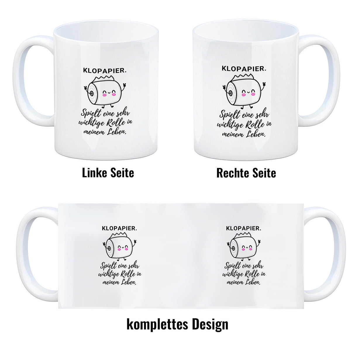 Klopapier Kaffeebecher Eine sehr wichtige Rolle in meinem Leben