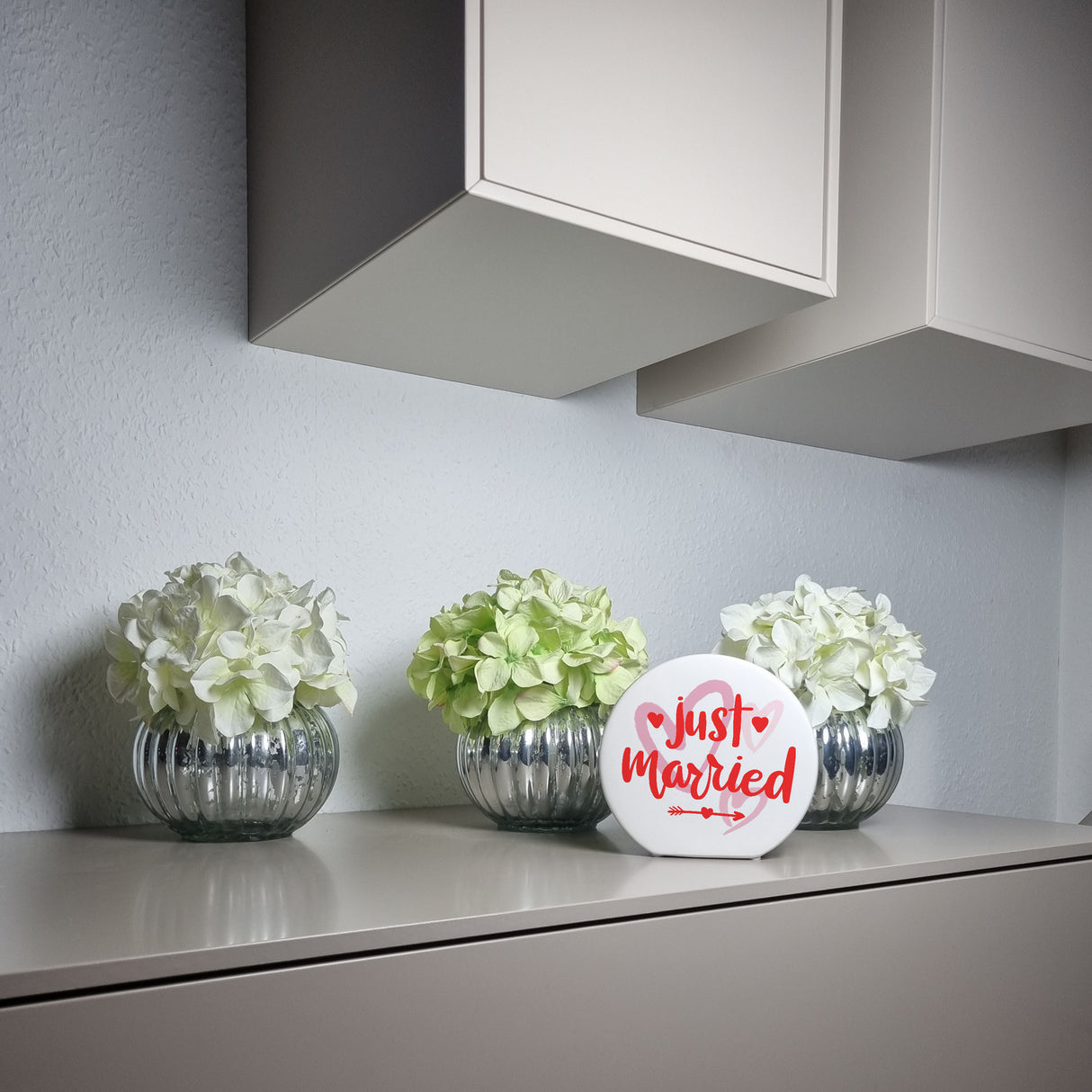 Just married Hochzeit Spardose mit Spruch